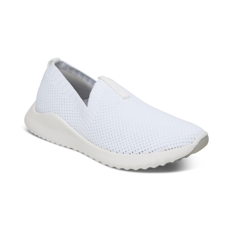 Aetrex Angie Arch Support Sneakers Dames Wit | JVO9961UT