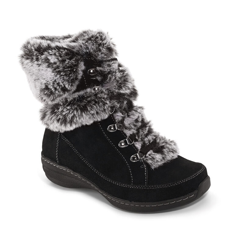 Aetrex Fiona Arch Support Waterdichte Winter Winterschoenen Dames Zwart | YHT2852CH