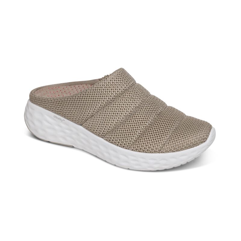 Aetrex Harley Slip On Sneakers Dames Grijs Bruin | JDX9331KI