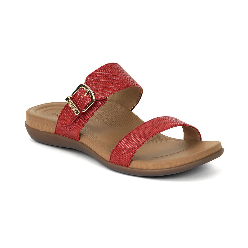 Aetrex Mimi Water-Friendly Sandalen Dames Rood | KQU7895UR