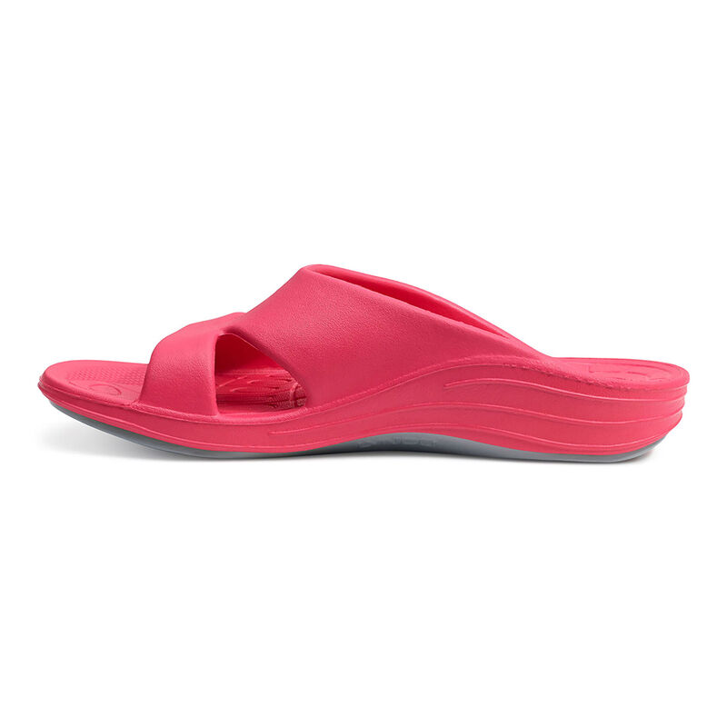 Aetrex Bali Orthotic Badslippers Dames Roze | BJS1524PN