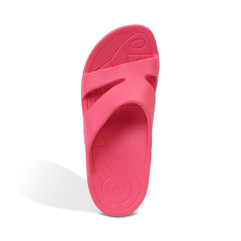 Aetrex Bali Orthotic Badslippers Dames Roze | BJS1524PN