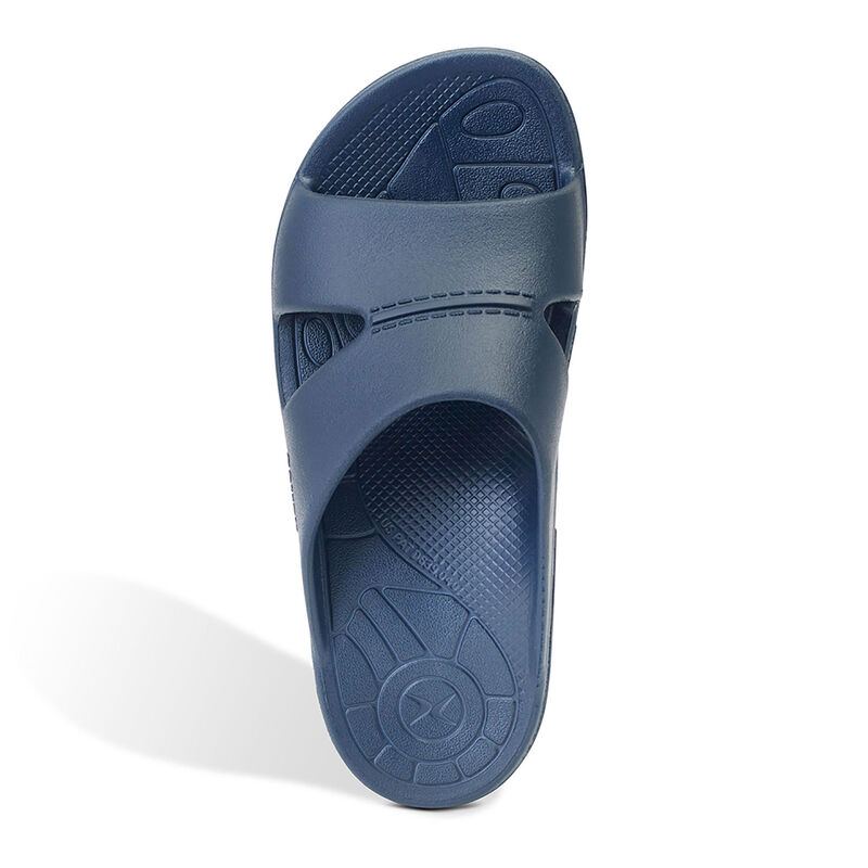 Aetrex Bali Orthotic Badslippers Heren Donkerblauw | WYF4669IJ