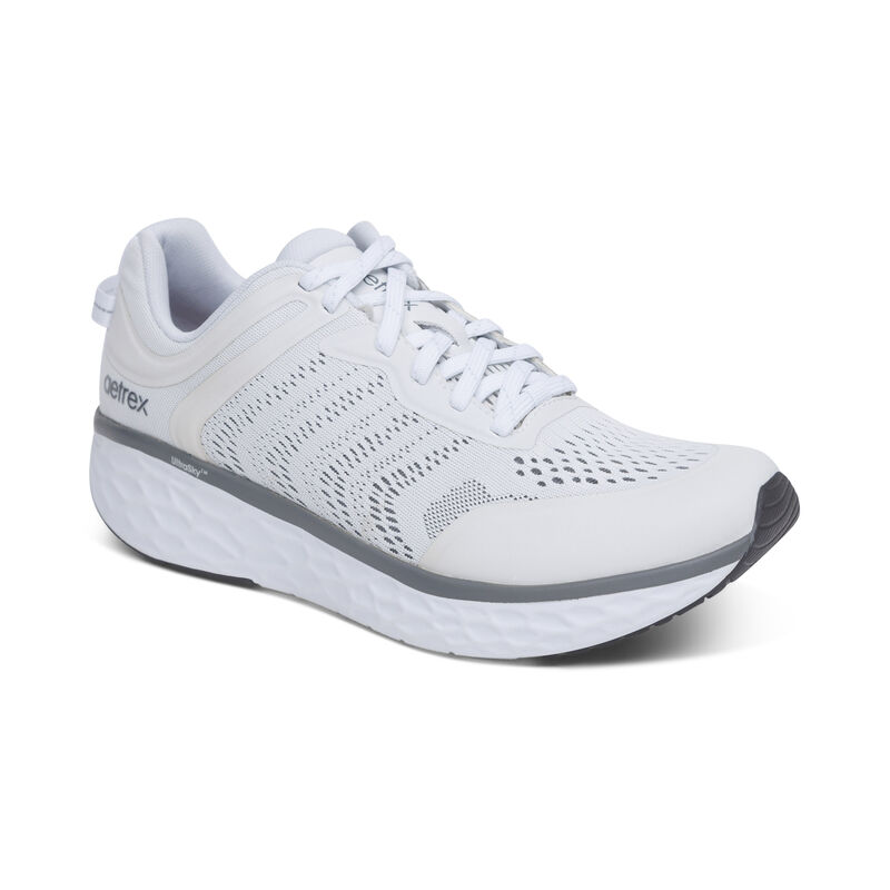 Aetrex Chase Arch Support Sneakers Heren Wit | KPK487WF