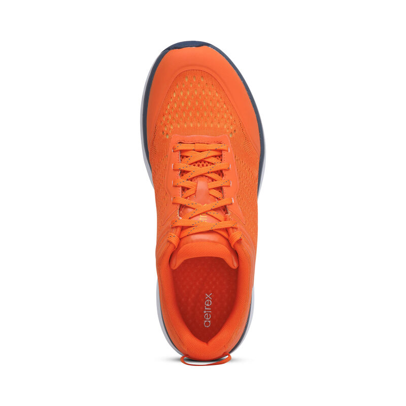 Aetrex Chase Arch Support Sneakers Heren Oranje | RDX1592RY