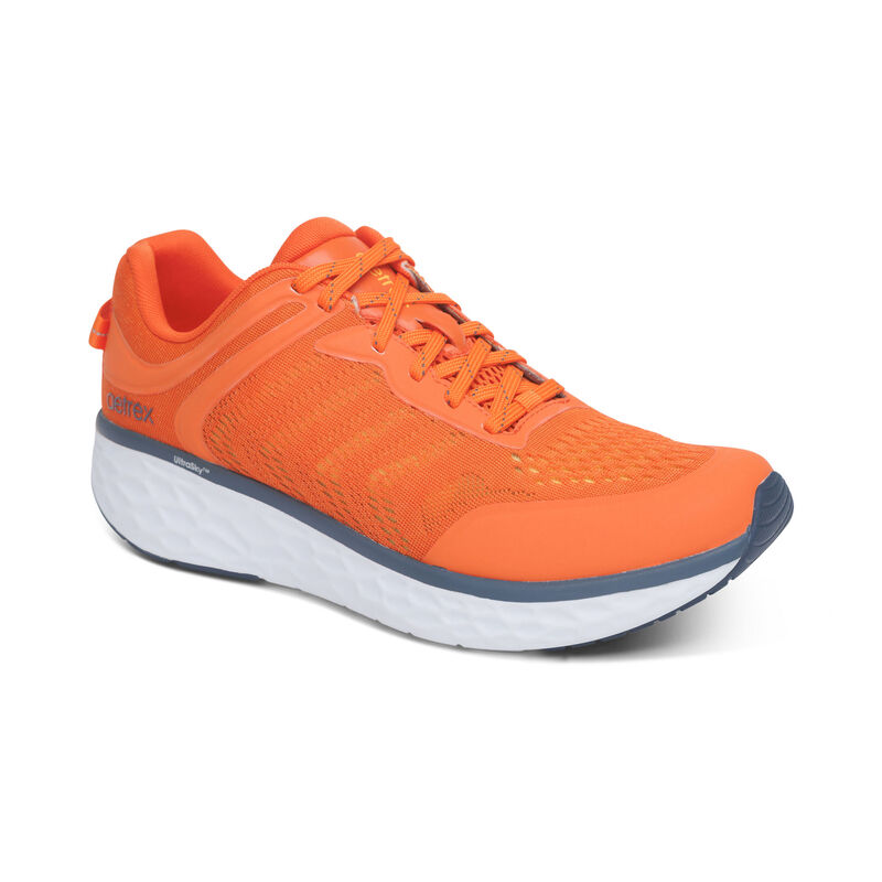 Aetrex Chase Arch Support Sneakers Heren Oranje | RDX1592RY