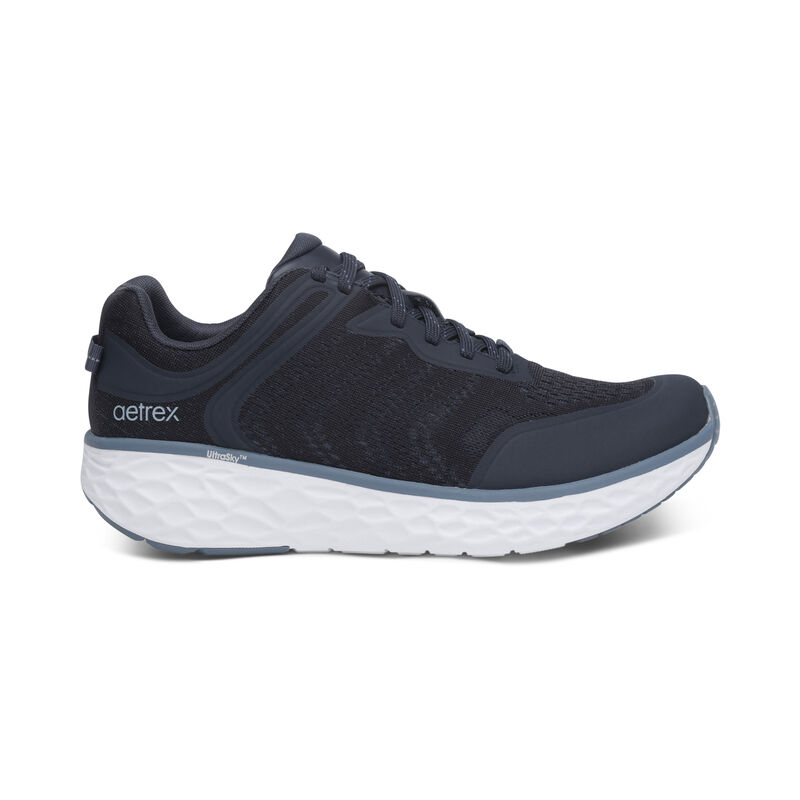 Aetrex Chase Arch Support Sneakers Heren Donkerblauw | RHW9115XT