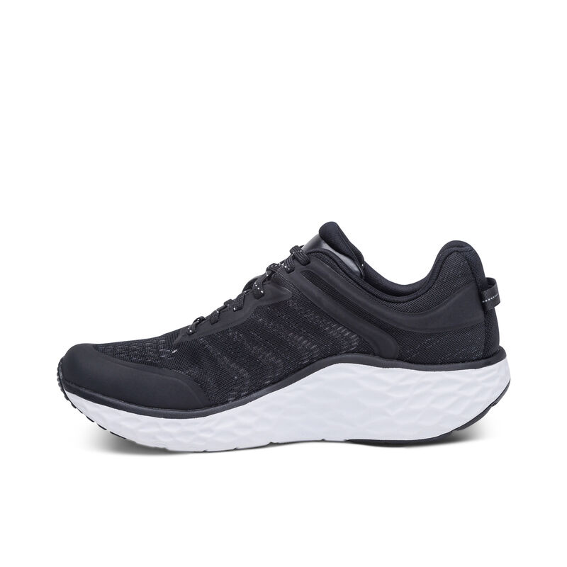 Aetrex Chase Arch Support Sneakers Heren Zwart | ZGS6097GZ