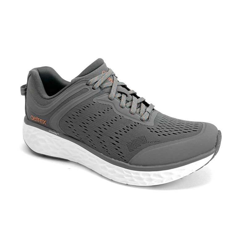 Aetrex Chase Arch Support Sneakers Heren Grijs | ZIU218VE