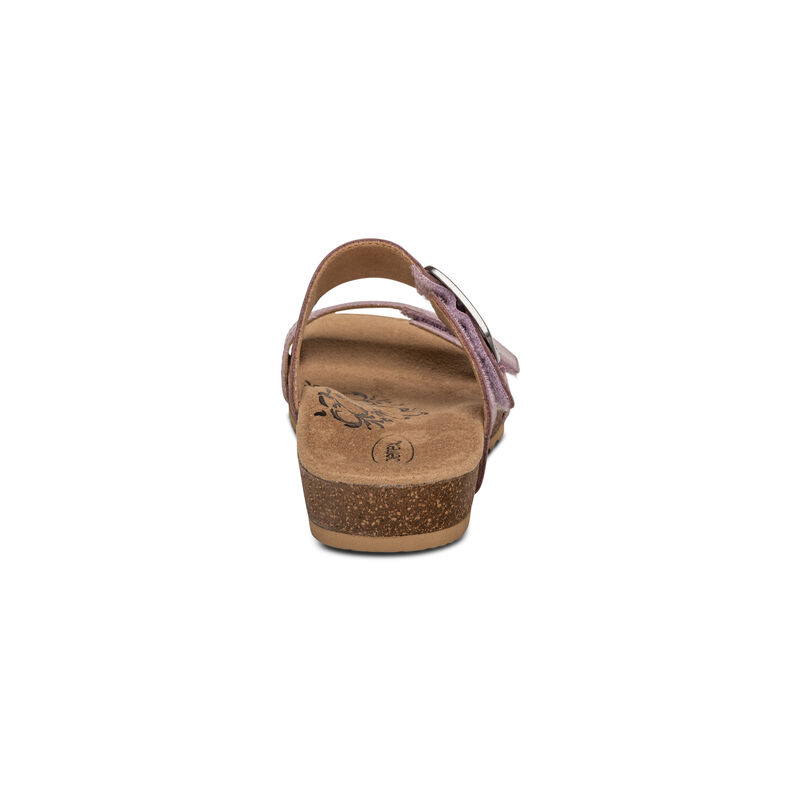 Aetrex Daisy Adjustable Badslippers Dames Paars | SZC4510ZJ