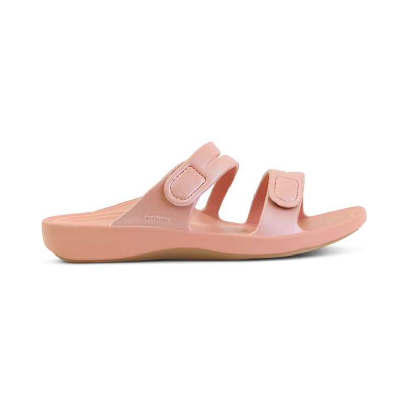 Aetrex Janey Sport Water Friendly Badslippers Dames Roze | DYB1268QS