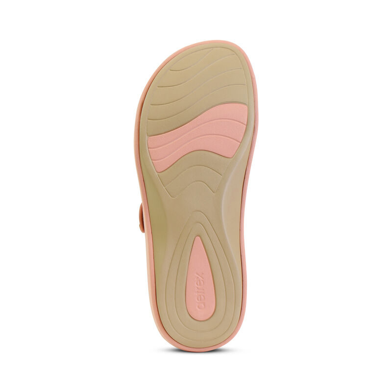 Aetrex Janey Sport Water Friendly Badslippers Dames Roze | DYB1268QS