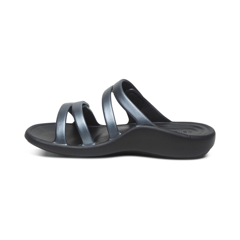 Aetrex Janey Sport Water-Friendly Badslippers Dames Zilver | UDW7895NB