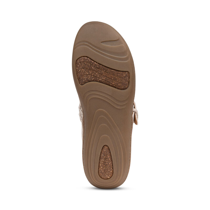 Aetrex Libby Comfort Klompen Dames Wit Beige | WNR9432ZV