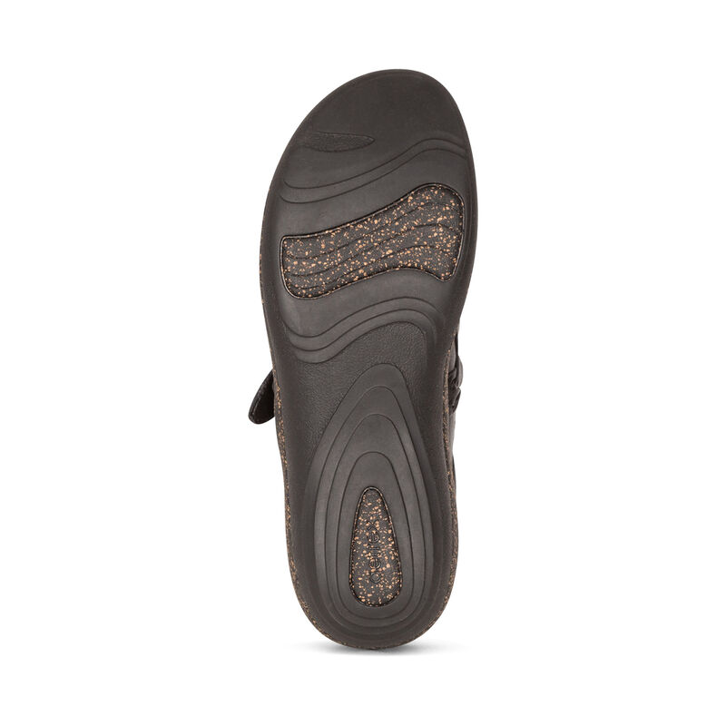 Aetrex Libby Comfort Klompen Dames Zwart | FQX3470TP