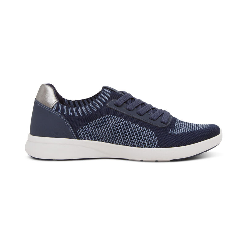 Aetrex Teagan Arch Support Sneakers Dames Donkerblauw | BKJ8882DD