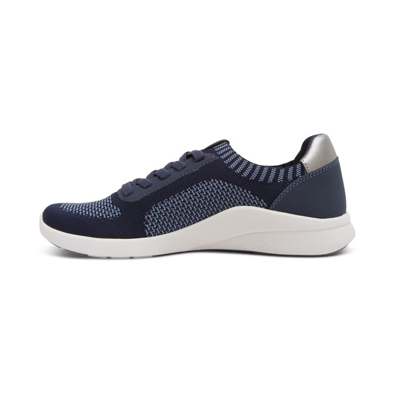 Aetrex Teagan Arch Support Sneakers Dames Donkerblauw | BKJ8882DD